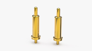 POGO PIN DIP式：電鍍黃銅Au5u，電壓5V，電流1A，工作行程1.0mm:40±15gf，彈力10000次+，工作溫度-30°~85°