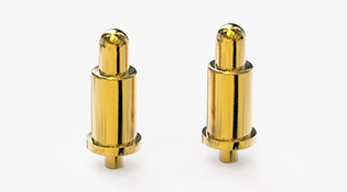 POGO PIN DIP式：電鍍黃銅Au3u，電壓5V，電流1A，工作行程1.0mm:60±20gf，彈力10000次+，工作溫度-30°~85°