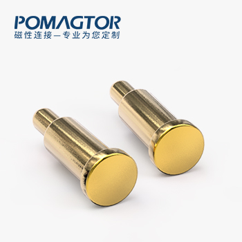 POGO PIN SMT式：電鍍黃銅Au1u，電壓12V，電流1A，彈力10000次+，工作溫度-40°~150°
