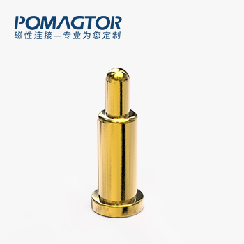 POGO PIN SMT式：電鍍黃銅Au1u，電壓12V，電流1A，彈力10000次+，工作溫度-40°~150°